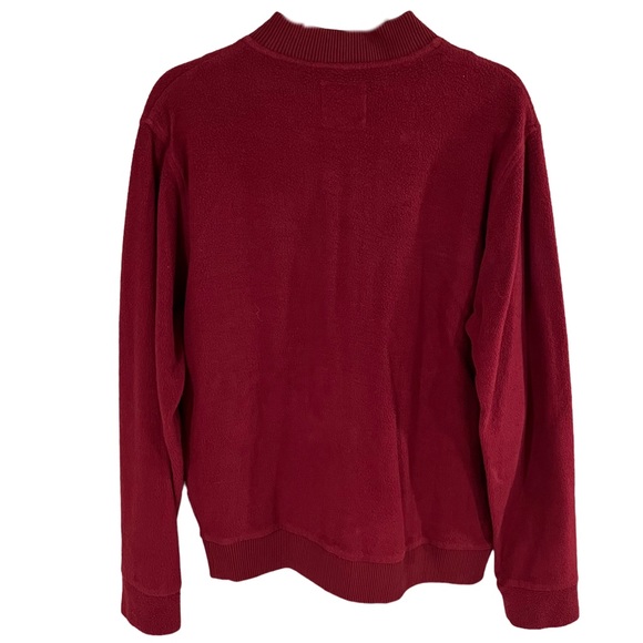 BONOBOS 100% Cotton Red Sweater Full-Zip M - Picture 2 of 3